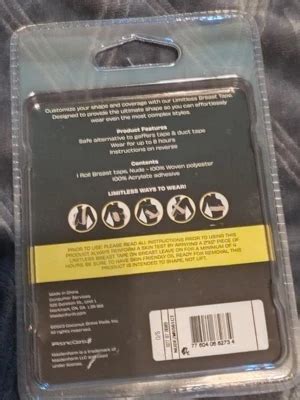 Maidenform Women S Limitless Breast Tape Nude One Size Fits Most Seamless Polyester