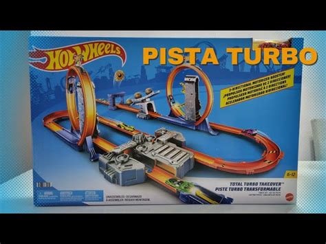 Hot Wheels Track Builder Total Turbo Takeover Track Set