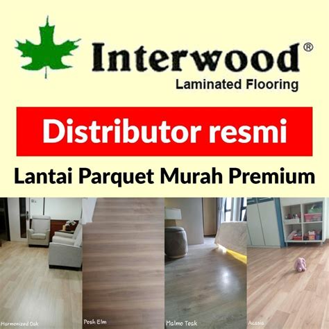 Jual Lantai Parket Parquet Parkit Interwood Wood Laminate Kayu