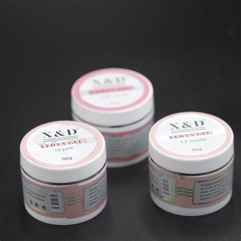 Gel X D Alongamento Gramas Led Uv X D Acrigel Fibra Unhas Nude Transparente Pink White
