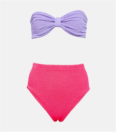 Hunza G Duo Ruby Bikini Multicoloured Editorialist