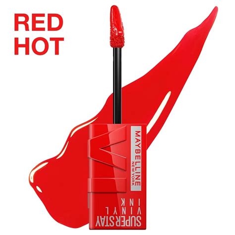 Labial L Quido Maybelline Superstay Vinyl Ink Red Hot Ml Delsol