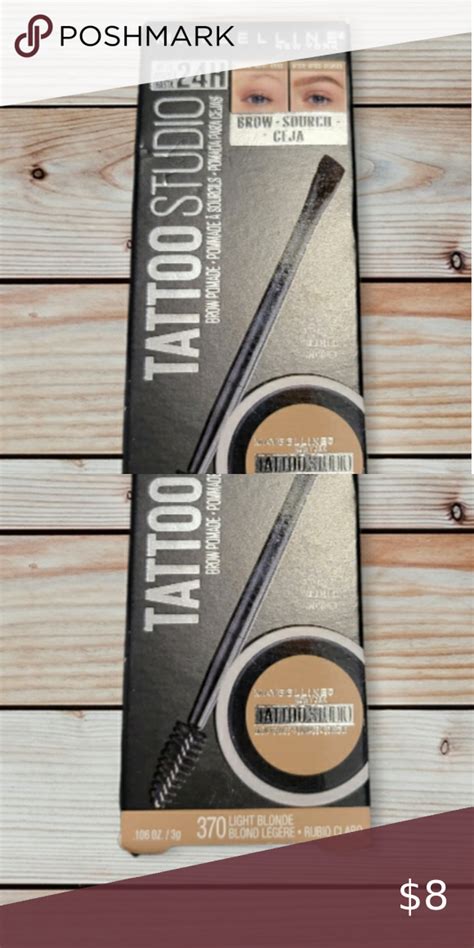 Maybelline Tattoo Studio Waterproof Brow Pomade Light Blonde Maybelline Tattoo Light Blonde