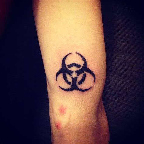 biohazard … Tattoo Work, I Tattoo, Paw Print Tattoo, Biohazard Tattoo ...