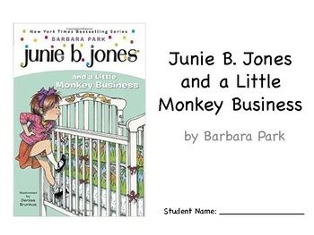 Junie B. Jones and a Little Monkey Business (Novel Study Packet)