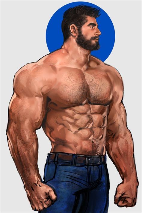 Dopey Drawing Https Twitter Yy Best Bodybuilder Animated Man Gay Comics Art