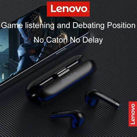 Lenovo-TW60-TWS-Earphones-Wireless-Bluetooth-5-3-TW60W-Headphones-Noise ...