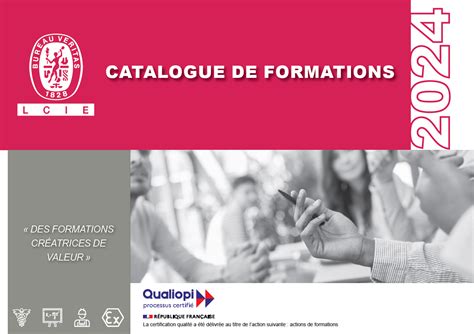 Catalogue De Formation 2024 LCIE BUREAU VERITAS CODDE