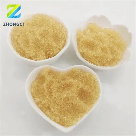 Zhongci Styrene Series Gel Strong Acid Ion Exchange Resin Cation