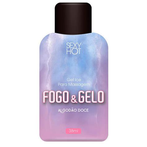 Gel Para Massagem Beij Vel Fogo E Gelo Sabor Algod O Doce Sex Shop Produtos Adultos Banho