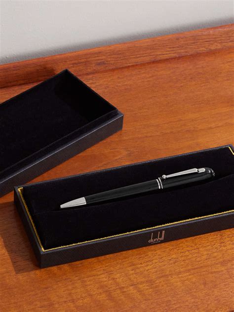 Dunhill Sidecar Resin And Palladium Plated Ballpoint Pen For Men Mr