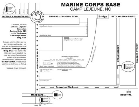 Mcb Camp Lejeune Maps Coastal Carolina Community College