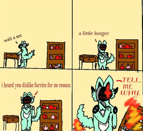 a poorly made protogen comic i made instead of sleeping. : r/furry