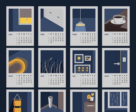 Calendar 2022 Minimalist Template Vector Art & Graphics | freevector.com