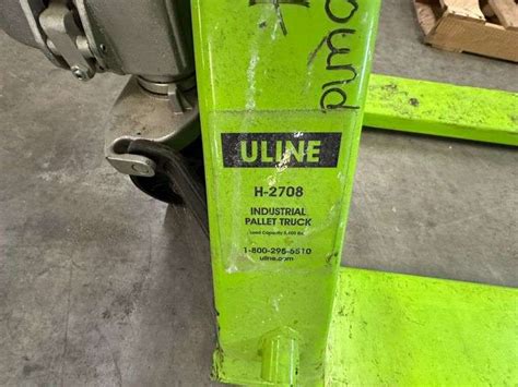 Uline Pallet Jack Iron Horse Auction Company