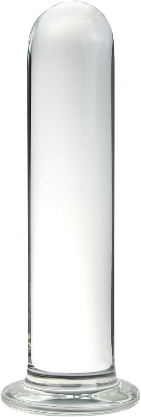 Amazon Romi Glass Butt Plug Anal Trainer Prostate Massager Crystal G Spot Dildo Cylinder