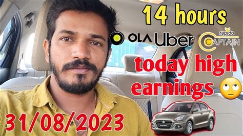 Ola Uber Rapido Car Driver Earnings 31 August 2023 Nareshmouni YouTube