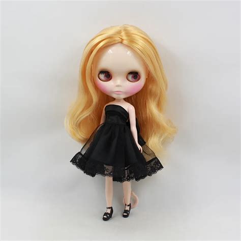 Yellow Hair Nude Blyth Doll Factory Doll Fashion Doll Suitable For DIY Change BJD Toy For Girls