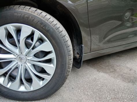Брызговики — Citroen C4 L, 1,6 л, 2016 года | аксессуары | DRIVE2