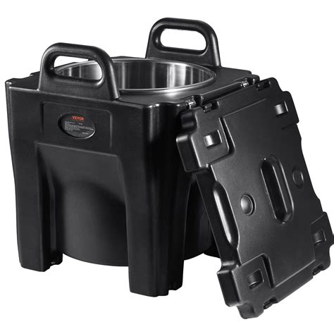 Qt Insulated Food Pan Carrier Stackable Catering Hot Box With