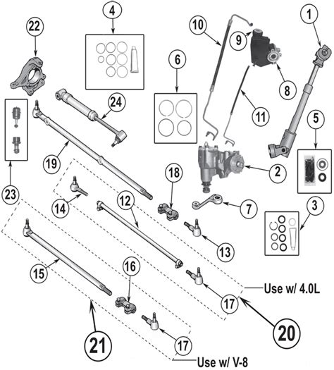 Jeep Grand Cherokee Zj Steering Parts Quadratec