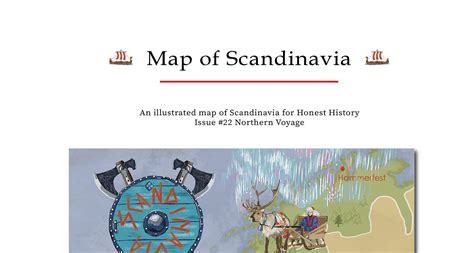 Map of Scandinavia :: Behance