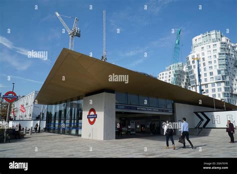 London Uk September The New Northern Line Extension Runs To