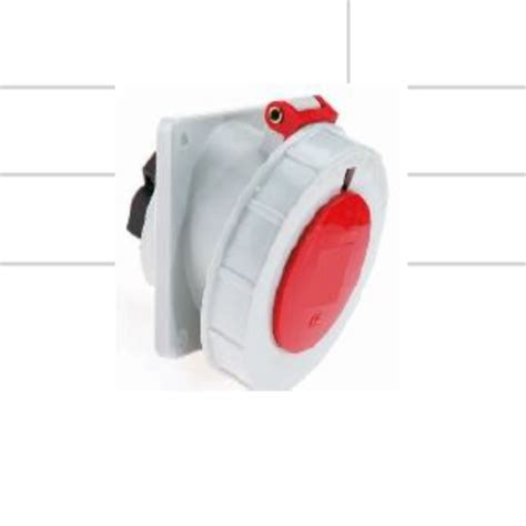 Panel Mounted Socket Ip67 16a 3p