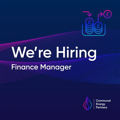 finance manager communal energy partners