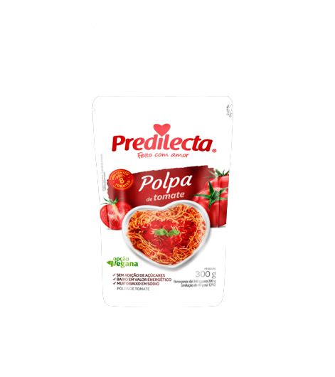 Polpa Tomate Predilecta SachÊ Unidade 300gr Cx C32 Tozzo Alimentos Ltda