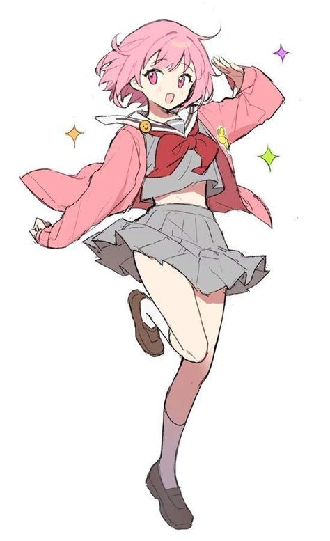 Body Base Pose Reference Standing Drawing Poses Cute Anime Pose