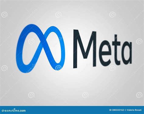 meta platforms brand logos vector set meta company icons instagram