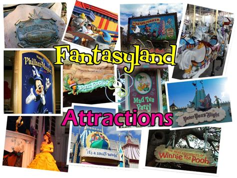 The Rides In Fantasyland In The Magic Kingdom At Walt Disney World