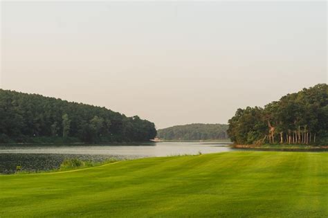 Premium Photo Golf Course At The Resort