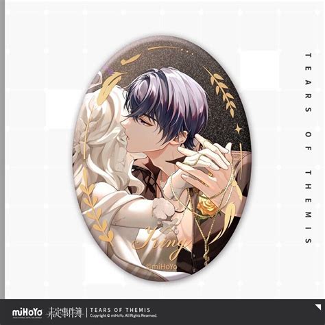 Offical Tears Of Themis Lu Jinghe Xia Yan Zuo Ran Mo Yi Acrylic Badge