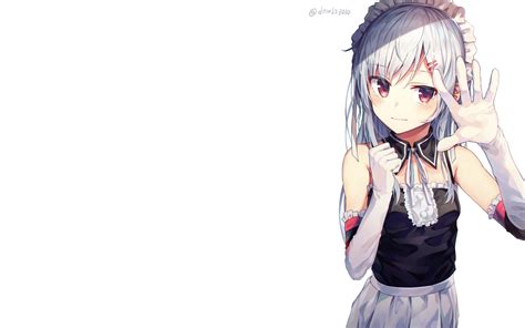 Pretty White Anime Girls Wallpapers Wallpaper Cave