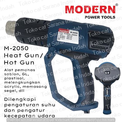 Jual Modern M Heat Gun Hot Gun Modern M Heat Air Gun Hot Air Gun Alat Pemanas Plastik