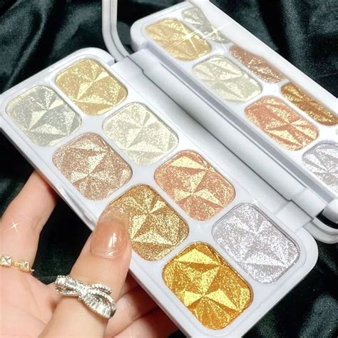 Neue Farben Glitter Highlighter Gesicht Kontur Err Ten Palette Make