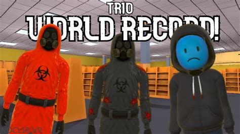 Noclip VR TRIO SPEEDRUN WORLD RECORD All 3 POVs Fastest Noclip VR