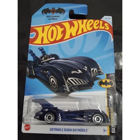 Jual Hot Wheels Batman Robin Batmobile Biru Blue Shopee Indonesia