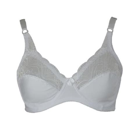 Soutien Gorge Dentelle Blanche Avec Armatures E Lingerie Femme Grande Taille Blanc