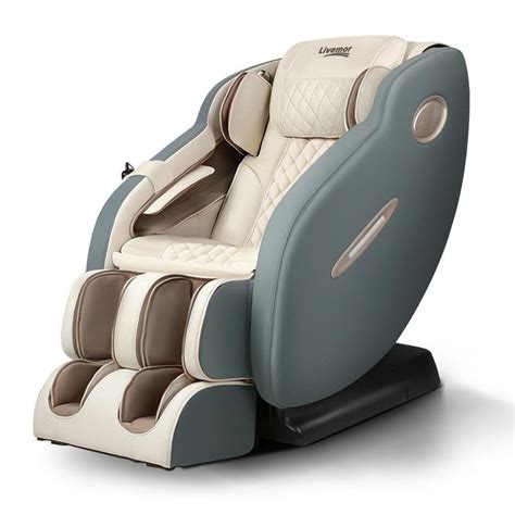 3d Electric Shiatsu Massage Chair Full Body Zero Gravity Navy Crea