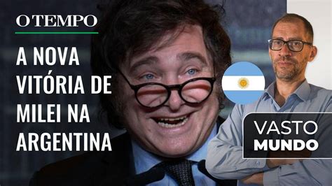 Nova vitória de Javier Milei na Argentina O TEMPO