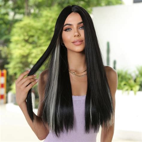 Black Long Straight Hair Wig