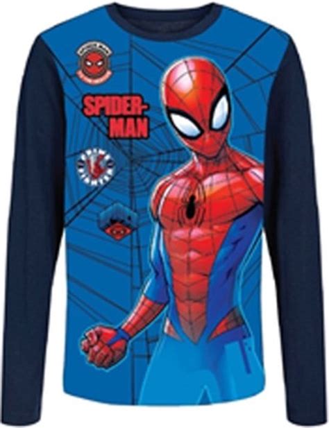 Spiderman Longsleeve Donker Blauw Jongens Maat Jaar