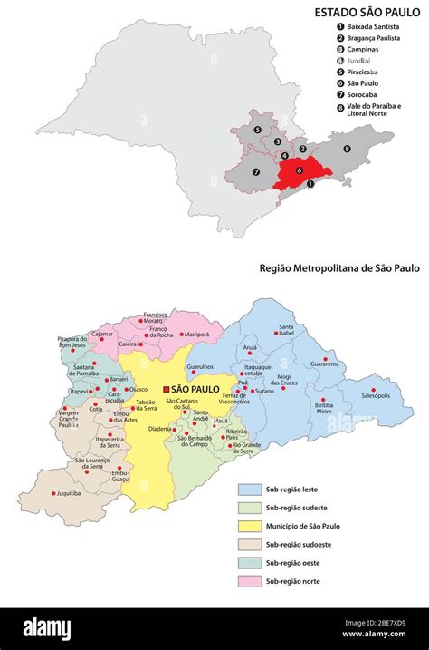 Mapa Regiao Metropolitana De Sao Paulo - ZULEDU