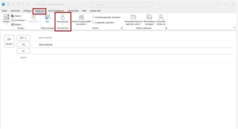 E Mails Signieren Und Verschl Sseln Mit Outlook