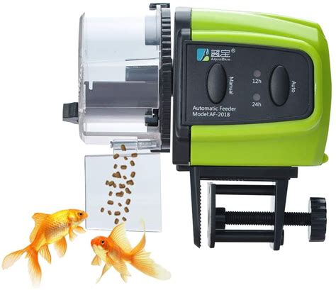 Moisture-Proof Electric Timing Automatic Fish Feeder for Aquarium Fish ...