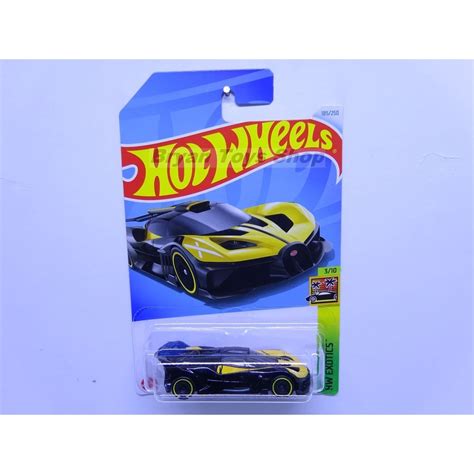 Hitam Hot Wheels Bugatti Bolide Black Yellow Shopee Singapore