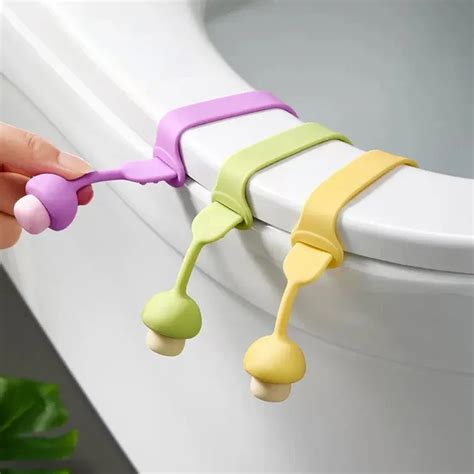 Toilet-Flipper-Silicone-Lift-Toilet-Lid-Toilet-Seat-Pull-Ring-Sanitary ...